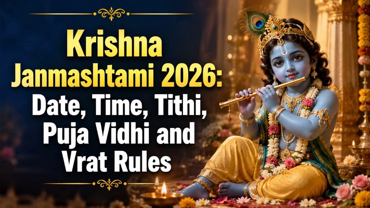 Krishna Janmashtami 2026: Date, Time, Puja and Vrat Rules