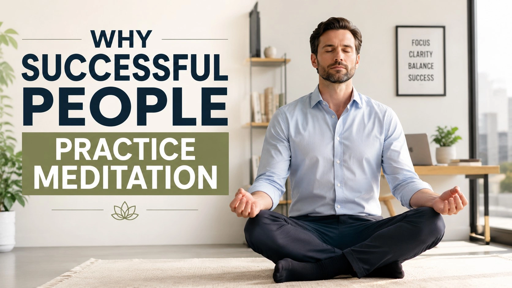 Why Successful People Meditate for Focus, Clarity & Success!
