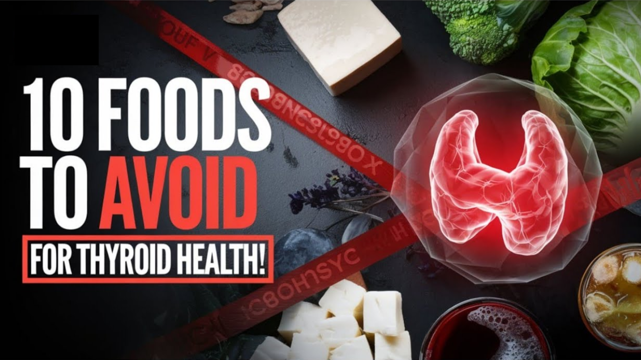 10 Foods To Avoid For A Healthy Thyroid Thyroid Diet Tips
